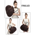 thumbnail image 3 of FINILUO-Bolso de mano de piel de lana mongol de cordero Real de lujo para mujer con asas de cuero genuino, 3 of 5