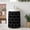 Black, variant on Navy Blue Small Sink Skirt 10''x11'', Geometric Leaf Diamond Plaid Abstract Check Bathroom Vanity Utility Cabinet Curtain, Kitchen Under Sink Laundry Privacy Drape Waterproof Closet Curtains