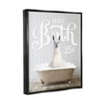 thumbnail image 4 of Stupell Industries Vintage Llama in Bath Animals & Insects Painting Black Floater Framed Art Print Wall Art, 17 x 21, 4 of 10
