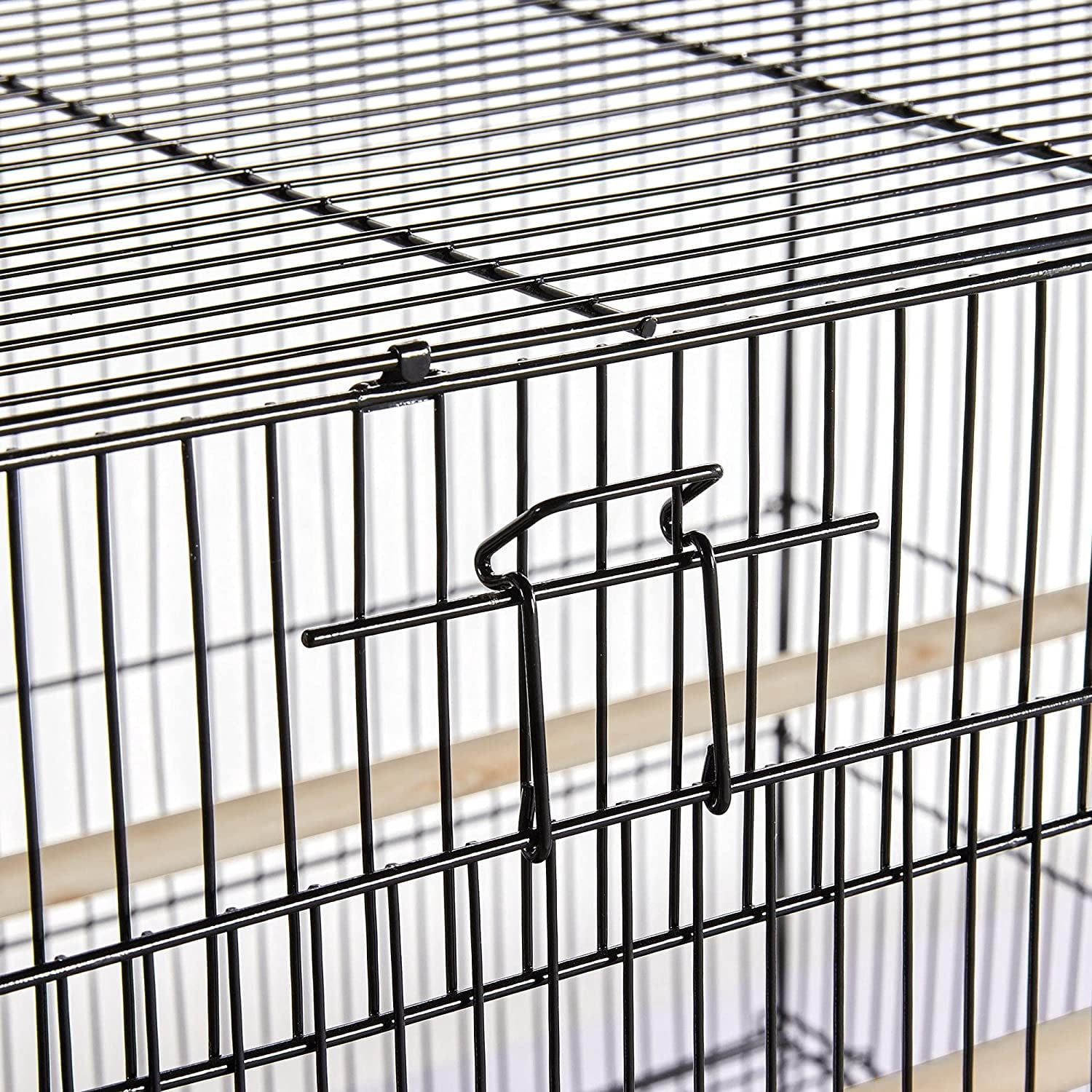 WBTER Pet Products Stackable Rectangle Flight Bird Cages for Small Birds Parrots Parakeets Cockatiels Conures Budgies Lovebirds Canaries Finches w/Slide-Out Tray
