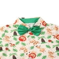 thumbnail image 3 of Little Boys Short Sleeve Button Down Shirts Tops Shorts Pants 2pcs Summer Outfits, 3 of 6