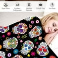 thumbnail image 4 of Sugar Skull Blanket Ultra Soft Warm Cozy Flannel Throw Blankets for Women Baby Men Bedding Gifts 50"X40", 4 of 6