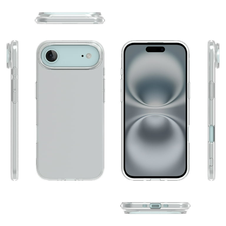 Coveron For Apple iPhone 17 Air Phone Case, Flexible Slim Lightweight TPU Minimal Cover, Clear