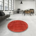 thumbnail image 4 of Ahgly Company Machine Washable Indoor Rectangle Industrial Modern Red Area Rugs, 7' x 10', 4 of 7