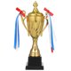 thumbnail image 1 of unbranded Trofeo Metálico Dorado Para Premio Deportivo Para Competencia Y Ceremonia, 1 of 7