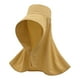 thumbnail image 1 of Sombrero de ala ancha para mujer, estilo chal, para el sol, para pesca al aire libre, sombrero de pescador, sombrero de playa portátil Amarillo, 1 of 9