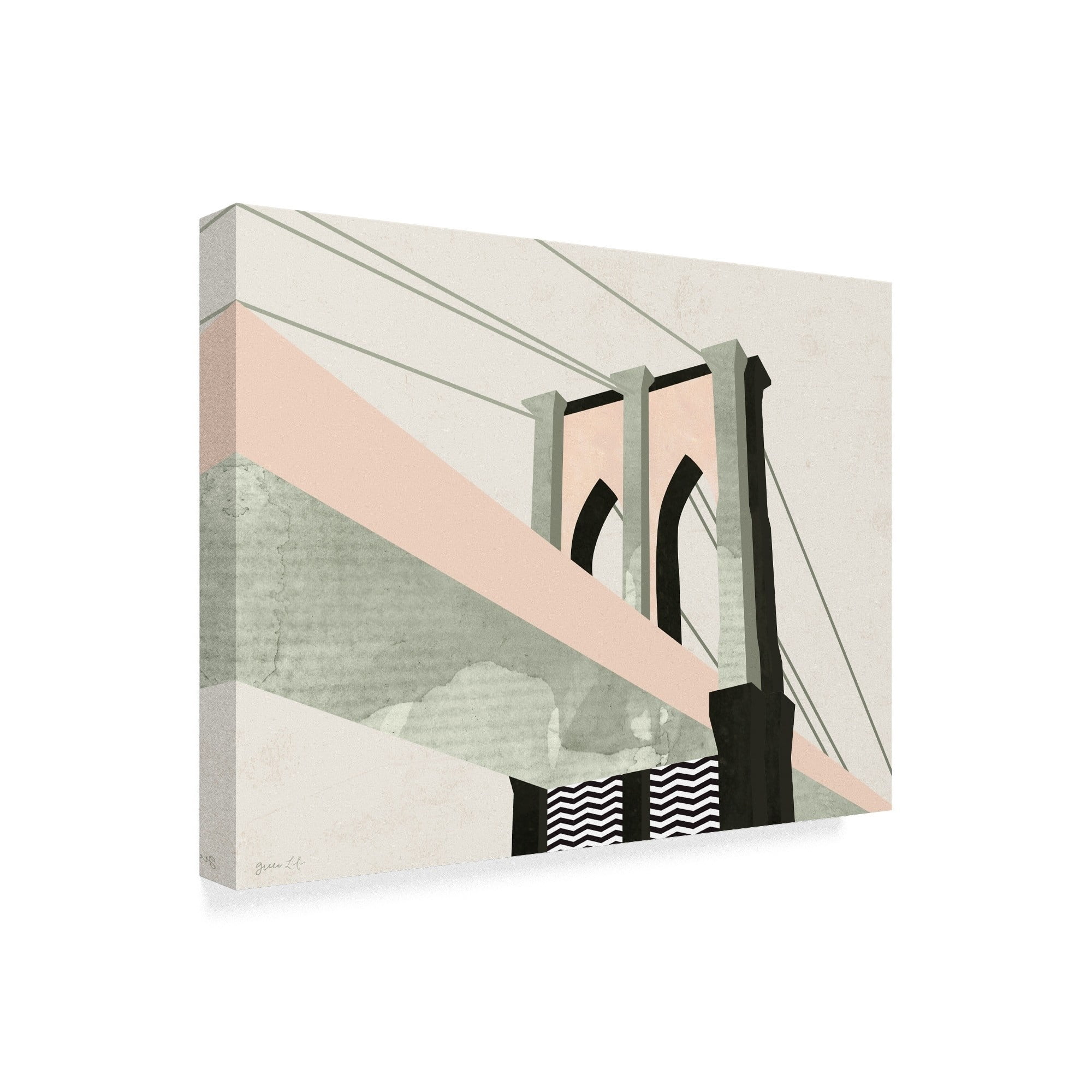 Trademark Fine Art 'Graphic New York IV' Canvas Art by Green Lili