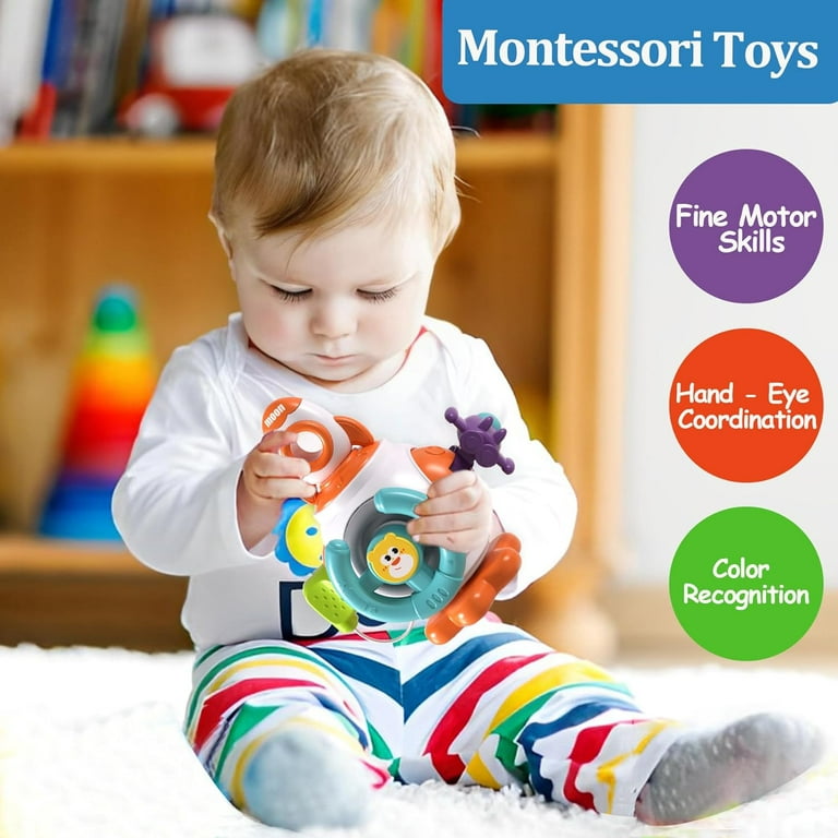 SYHLN Toddlers Montessori Busy Board Toys for 1 Year Old Boy  Gifts,Educational Preschool Learning Travel Toys for Toddlers 1-3,One Year  Old Boys Girls