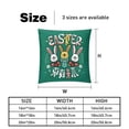 thumbnail image 5 of Easter Pillow Covers Inserts Set of 2, Bed Pillow with Unique Patterns,for Home and Office Decor, Available in 16x16, 18x18, and 20x20 Inches, 5 of 6