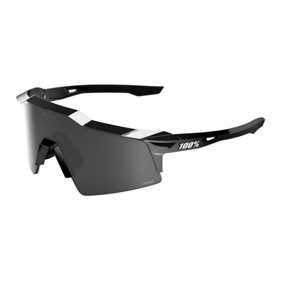 100 Percent Speedcraft SL Soto 1 Sunglasses with HiPER Mercury Mirror Lenses and Lightweight TR90 Frame (Polished Black Chrome)