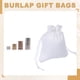 thumbnail image 5 of Bolsas de Yute de 2.7x3.5 Pulgadas con Cierre de Cuerda, 50 Pcs Bolsas de Regalo de Lino Reutilizables para Joyería, Sacos para Fiesta, Navidad, Festival, Blanco, 5 of 6