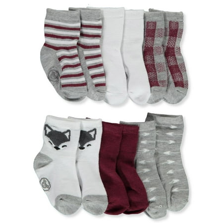 

Adrienne Vittadini Baby Boys 6-Pack Crew Socks - white/multi 0 - 12 months