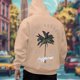 thumbnail image 5 of MHFRRA Sudadera con Capucha para Hombre, con Estampado de Letras Gráficas, Sudadera de Gran Tamaño, Hombros Caídos, Manga Larga, Jersey Caqui, 5 of 7