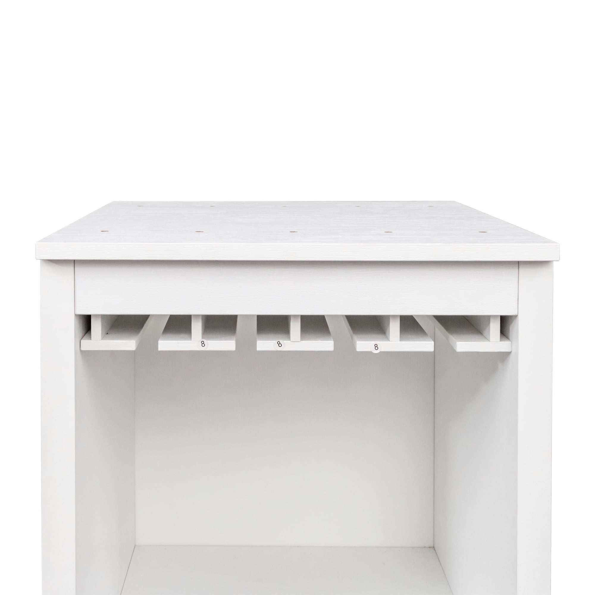 Wine Bar Cabinet,Farmhouse Wine Bar Cabinet Buffet Cabinet & Sideboard Cupboard for Living,Dining Room,White