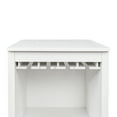 thumbnail image 6 of Homy Casa Modular Wine Cabinet with Glass Holder for Home Bar & Dining Room, White, 6 of 9