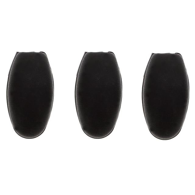 Miangastore 3Pcs Tenor Saxophone Sound Hole Pad Rubber Black Protection Saxophone Accessories
