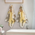 thumbnail image 3 of Dreamtimes Autumn Orange Pumpkins Dish Towels Kitchen Towel 2 PCS, Fall Yellow Maple Hand Towels Ultra Soft and Highly Absorbent,Decorative Fingertip Face Towel for Bathroom Hotel, 28.3"x14.4", 3 of 5