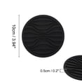 thumbnail image 2 of Unique Bargains 1 Set Water-repellent Wave Drink Coaster Black Silicone, 2 of 5