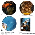 thumbnail image 3 of Designart "Inquisitive Marine Turtle IV" Animals Turtle Wall Art Prints, 3 of 7
