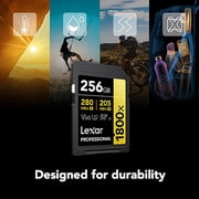 Lexar Professional GOLD Series 1800x SDXC UHS-II Memory Card , 256 GB