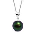 thumbnail image 3 of Collar Zvezda Crystals Pearls color Scarabaeus plata .925 Zvezda ZCO-PRL10-SCA-P, 3 of 4
