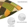 thumbnail image 5 of YFYANG Square Decorative Throw Pillow Case (Without Pillow Insert), Vintage Abstract Stripe Graffiti Bedroom Sofa Car Cushion Cover, 12"x12", 5 of 9
