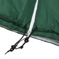 thumbnail image 4 of Saco de dormir portátil Thermotuff con doble capucha, mangas largas, bolsillos y cordón ajustable, ideal para acampar, hacer senderismo en climas fríos y manta Stadium Sak (verde militar), 4 of 6