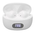 thumbnail image 2 of Auriculares Bluetooth Multifunción Estéreo HiFi Sonido Reducción de Ruido Auriculares Deportivos Inalámbricos con Pantalla Digital LED Blanco, 2 of 5