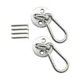 thumbnail image 4 of Pad Eye Plate Swing Hook Hanging Hardware Fitting Mosquetón Clips Metal Staple Hooks para actividades al aire libre Training Boat Accessories , 8cmx4cm, 4 of 8
