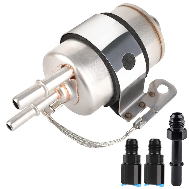 Kit de Régulateur de Filtre à Carburant 58 PSI pour Conversion LS Swap EFI, Remplacement pour Filtre à Carburant Chevrolet avec Raccords d'Adaptateur de Rail de Retour d'Entrée EFI 3/8 Pieds' 5/16 Pieds'