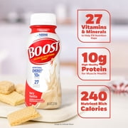 BOOST Original Balanced Nutritional Drink Protein Shakes, Very Vanilla, 8 fl oz, 6 Pack
