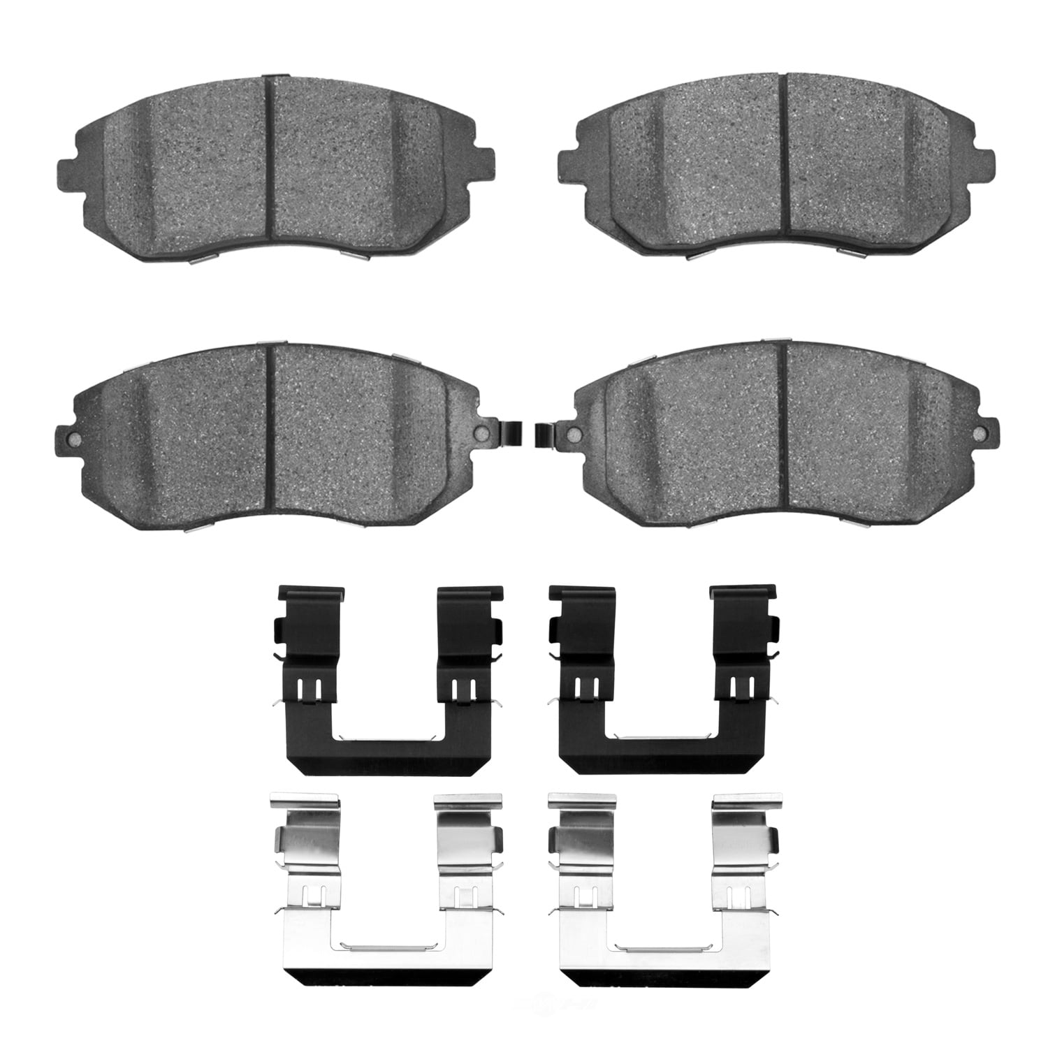 Dynamic Friction Company 1600-0929-01 DFC EURO 5000 Ceramic Brake Pads and Hardware Kit