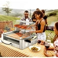 thumbnail image 2 of ROVSUN Hot Dog Roller Grill, 1050W/1200W/1650W/2000W, 7/11 Rollers, 2 of 8