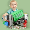 thumbnail image 3 of POINTERTECK Simulation Garbage Truck Sanitation Truck Toy Model Abs Children‘S Toy, 3 of 13