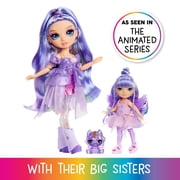 Rainbow High Littles Rainbow Fantasy Fairies Doll- Amethyst (Purple)