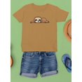 thumbnail image 3 of Cute Baby Sloth Sleeping T-Shirt Juniors -Image by Shutterstock,  Small, 3 of 4