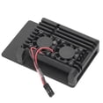 thumbnail image 4 of Caja de aluminio con ventilador de refrigeración dual para Raspberry Pi 4B, 4 of 10
