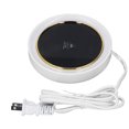 thumbnail image 4 of 2 Modes Heating Cup Mat, Auto Stop Even Heating Tea Coffee Milk Beverage Desktop Heating Mat Pad Waterproof Touch  Coffee Electric Cup Warmer Warm Electric Pad for Home Office, 4 of 7