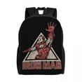 thumbnail image 1 of Custom Iron Man Sac à Dos pour Ordinateur Portable Hommes Femmes Mode Sac à Dos pour École Collège Étudiant, 1 of 5