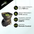 Tennis Ball Cannon Pro Portable Tennis Ball Machine (48lbs) Dual