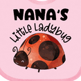 thumbnail image 4 of Inktastic Nana's Little Ladybug Boys or Girls Baby Bib, 4 of 4
