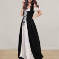 thumbnail image 1 of Vestido de cosplay para mujer vestidos de hadas irlandeses medievales ropa de club para cosplay de Halloween, 1 of 6