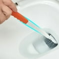 thumbnail image 6 of Lightweight Toilet Bowl Brush for Bathroom, 2 Type Capability Brush Rubber Brush and Slit Brush Easy to Clean and Use, Suitable for Household Shower Room Toilet or Hard Floor, 6 of 8