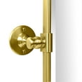 thumbnail image 4 of TEHOME Horizontal Farmhouse Gold Metal Framed Rounded Pivot Rectangle Bathroom Mirror 35x23", 4 of 10