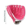 Baseball Glove Softball Baseball ，9.5''12.5'' For T Ball Youth Adult ...