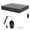 Black, variant on Rupoun 5MP HD 9-Channel H.265 NVR Network Video Recorder, Supports ONVIF Protocol, 110-240V Wide Voltage, US Plug Included for Smart Home Surveillance Systems (13.78 inches / 35.0 cm Length)