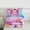 Purple Pink, variant on Feelyou Kawaii Capibara Animal Full Size Comforter Sets, Cute Ramen Axolotl Bedding Comforter Set, Romantic Love Heart Reversible Bedding Sets, Lightweight Room Decor, 3-Piece