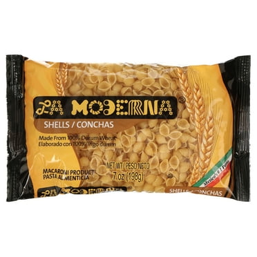 (1PACK),La Moderna Shells Macaroni Pasta, 7.05 oz