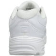 thumbnail image 3 of FILA WORK Womens Memory Workshift Wide Width Soft Toe Slip Resistant Work Shoe White/White/White - 5SGW0002-100 US Women, 3 of 7
