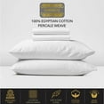 thumbnail image 2 of Real 1000 Thread Count, 100% Egyptian Cotton [Split California King - 5 PC Size, White Color] Fit upto 10" Deep Pocket, 2 of 8